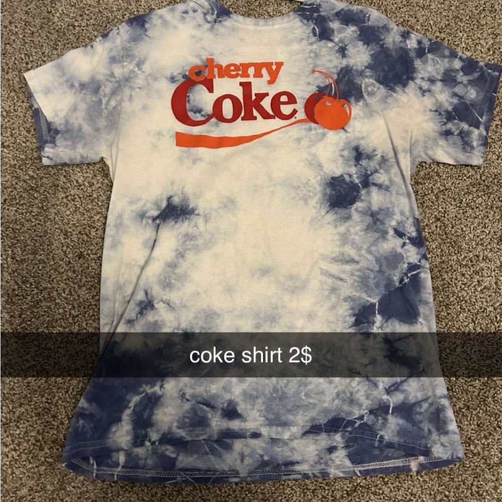 Cherry Coke Tie-Dye T-Shirt
